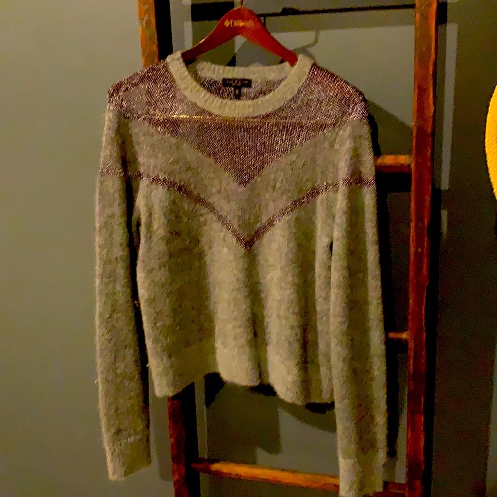 Rag’n’bone Cashmere Sweater Size Medium Crewneck In Gray
